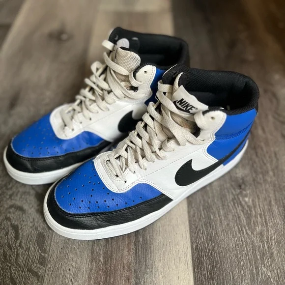 Nike Court Vision Mid Next Nature ‘Game Royal Black’ - Picture 3 of 5